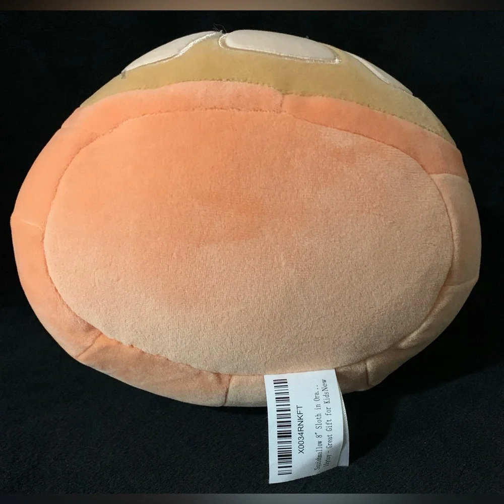 Squishmallows Simon the Sloth in an orange 9” NWT - Picture 6 of 10